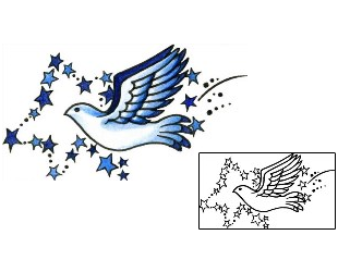 Bird Tattoo Religious & Spiritual tattoo | AAF-03139