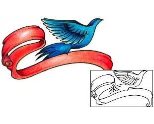 Bird Tattoo Religious & Spiritual tattoo | AAF-03208