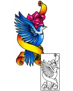 Bird Tattoo Religious & Spiritual tattoo | AAF-03212