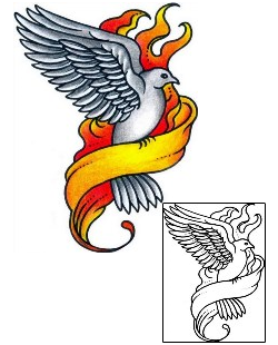 Fire – Flames Tattoo Religious & Spiritual tattoo | AAF-03226