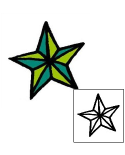Star Tattoo Astronomy tattoo | AAF-03269