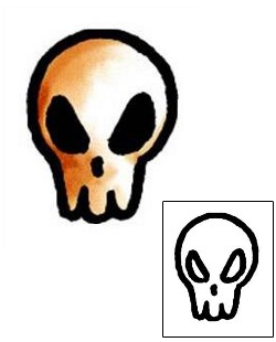 Skull Tattoo Specific Body Parts tattoo | AAF-03294