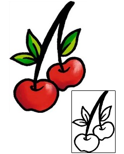 Cherry Tattoo Specific Body Parts tattoo | AAF-03296