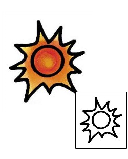 Sun Tattoo Astronomy tattoo | AAF-03314