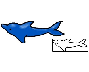 Dolphin Tattoo Marine Life tattoo | AAF-03322