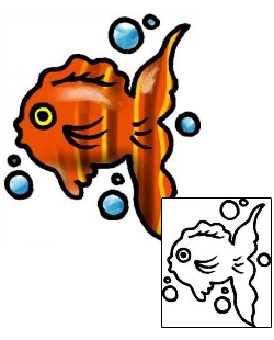 Ankle Tattoo Marine Life tattoo | AAF-03326