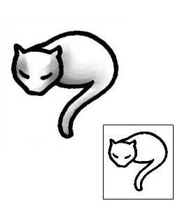 Cat Tattoo Specific Body Parts tattoo | AAF-03332