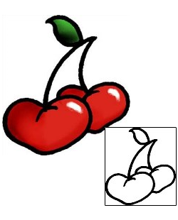 Cherry Tattoo Specific Body Parts tattoo | AAF-03334