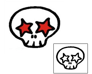 Skull Tattoo Specific Body Parts tattoo | AAF-03343