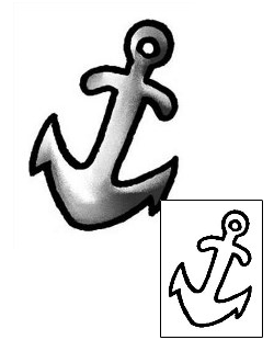 Anchor Tattoo Specific Body Parts tattoo | AAF-03344
