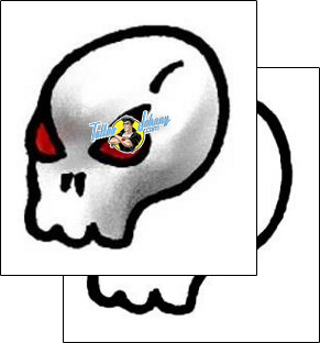 Skull Tattoo horror-skull-tattoos-andrea-ale-aaf-03361