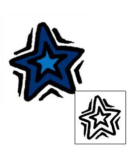 Star Tattoo Astronomy tattoo | AAF-03420