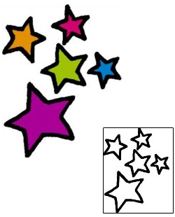 Star Tattoo Astronomy tattoo | AAF-03443