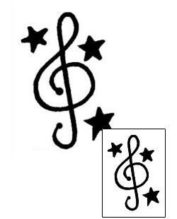 Music Tattoo Miscellaneous tattoo | AAF-03480