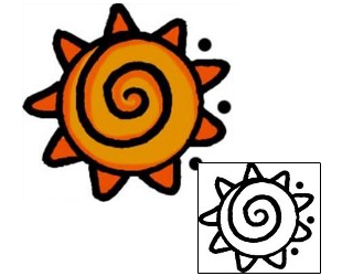 Sun Tattoo Astronomy tattoo | AAF-03524