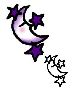 Moon Tattoo Astronomy tattoo | AAF-03532