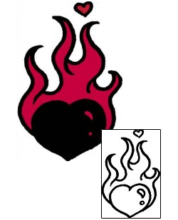 Fire – Flames Tattoo For Women tattoo | AAF-03539