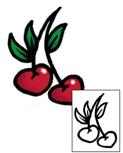 Cherry Tattoo Specific Body Parts tattoo | AAF-03547