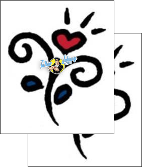 Heart Tattoo ankle-tattoos-andrea-ale-aaf-03553