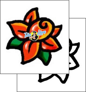 Flower Tattoo plant-life-flowers-tattoos-andrea-ale-aaf-03562