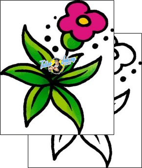Flower Tattoo plant-life-flowers-tattoos-andrea-ale-aaf-03620