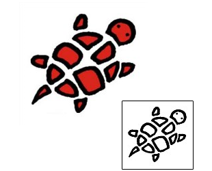 Turtle Tattoo Specific Body Parts tattoo | AAF-03661