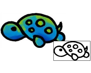 Turtle Tattoo Specific Body Parts tattoo | AAF-03666