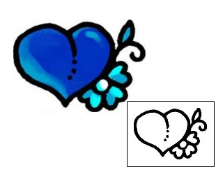 Heart Tattoo Plant Life tattoo | AAF-03720