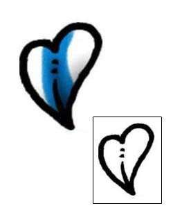 Heart Tattoo Specific Body Parts tattoo | AAF-03747