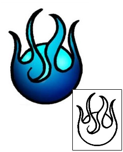 Fire – Flames Tattoo Astronomy tattoo | AAF-03749