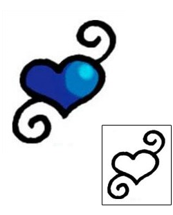 Heart Tattoo Specific Body Parts tattoo | AAF-03760