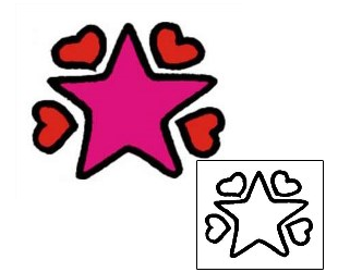 Star Tattoo Astronomy tattoo | AAF-03801