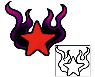 Star Tattoo Astronomy tattoo | AAF-03804