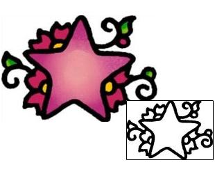 Star Tattoo Astronomy tattoo | AAF-03809