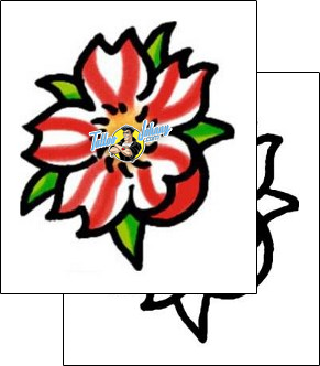 Flower Tattoo plant-life-flowers-tattoos-andrea-ale-aaf-03832