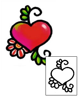 Heart Tattoo Plant Life tattoo | AAF-03836