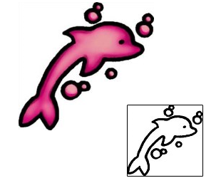Dolphin Tattoo Marine Life tattoo | AAF-03868