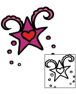 Star Tattoo Astronomy tattoo | AAF-03870