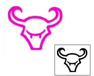 Taurus Tattoo Specific Body Parts tattoo | AAF-03894