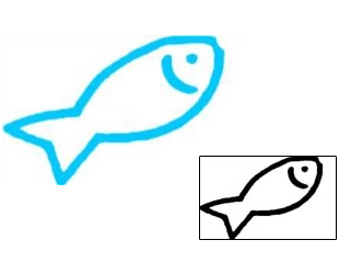 Fish Tattoo Marine Life tattoo | AAF-04007