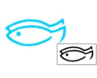 Fish Tattoo Marine Life tattoo | AAF-04012