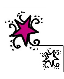 Star Tattoo Astronomy tattoo | AAF-04040