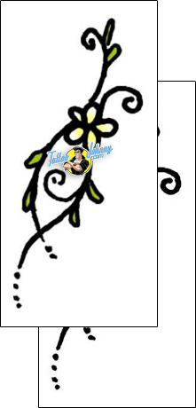 Flower Tattoo plant-life-flowers-tattoos-andrea-ale-aaf-04047