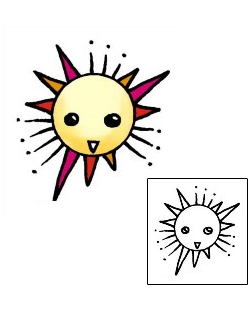 Sun Tattoo Astronomy tattoo | AAF-04097