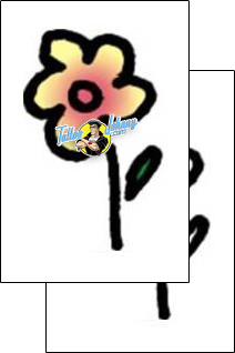 Flower Tattoo plant-life-flowers-tattoos-andrea-ale-aaf-04125