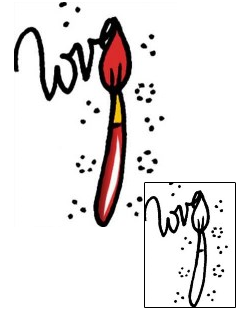 Picture of Specific Body Parts tattoo | AAF-04145