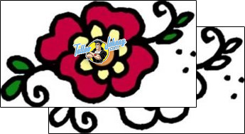 Flower Tattoo plant-life-flowers-tattoos-andrea-ale-aaf-04147