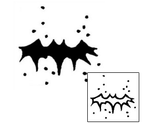 Bat Tattoo Specific Body Parts tattoo | AAF-04176