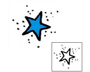 Star Tattoo Astronomy tattoo | AAF-04224