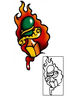 Fire – Flames Tattoo Miscellaneous tattoo | AAF-04235